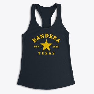 Bandera Texas Star Women's Racerback Tank