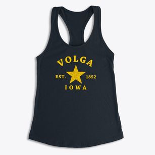 Volga Iowa Star Women's Racerback Tank