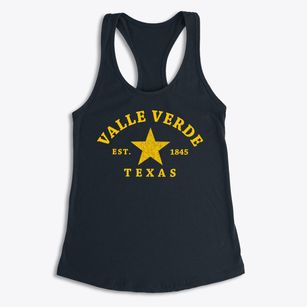 Valle Verde Texas Star Women's Racerback Tank