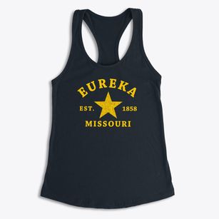 Eureka Missouri Star Women's Racerback Tank