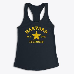 Harvard Illinois Star Women's Racerback Tank
