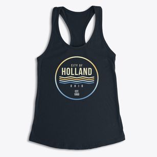 Holland Ohio Color Fade Women's Racerback Tank