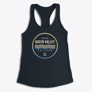 Queen Valley Arizona Color Fade Women's Racerback Tank