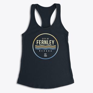 Fernley Nevada Color Fade Women's Racerback Tank
