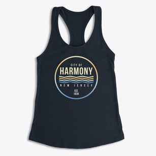 Harmony New Jersey Color Fade Women's Racerback Tank