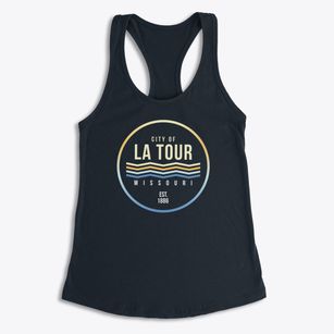 La Tour Missouri Color Fade Women's Racerback Tank