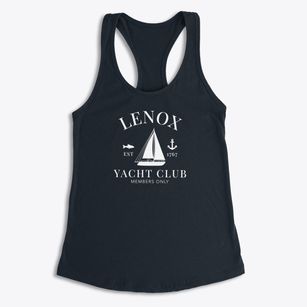 Lenox Massachusetts Yacht Club Women's Racerback Tank