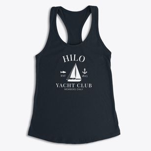Hilo Hawaii Yacht Club Women's Racerback Tank
