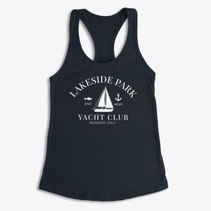 Lakeside Park Kentucky Yacht Club Women's Racerback Tank