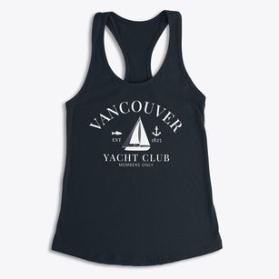 Vancouver Washington Yacht Club Women's Racerback Tank