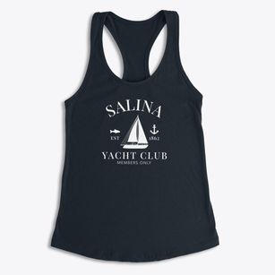 Salina Oklahoma Yacht Club Women's Racerback Tank