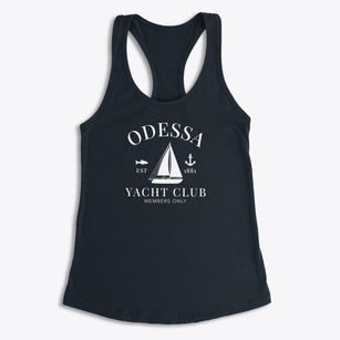 Odessa Texas Yacht Club Women's Racerback Tank