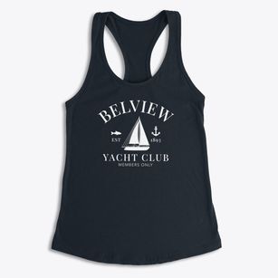 Belview Minnesota Yacht Club Women's Racerback Tank