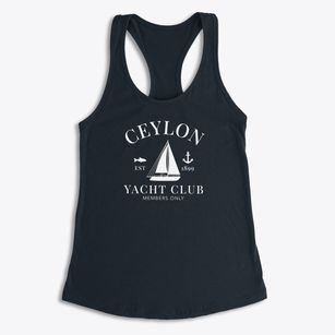 Ceylon Minnesota Yacht Club Women's Racerback Tank
