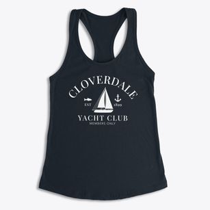 Cloverdale Oregon Yacht Club Women's Racerback Tank