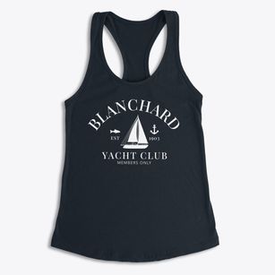Blanchard Idaho Yacht Club Women's Racerback Tank