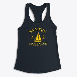 Santee California Yacht Club Women's Racerback Tank