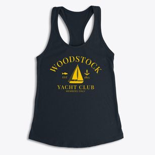 Woodstock Maine Yacht Club Women's Racerback Tank