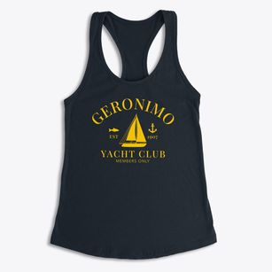 Geronimo Oklahoma Yacht Club Women's Racerback Tank