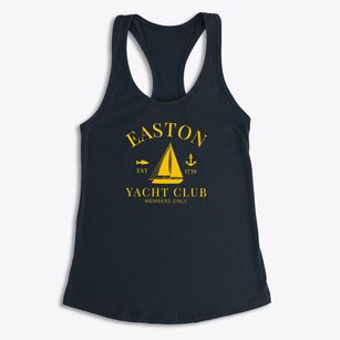 Easton Pennsylvania Yacht Club Women's Racerback Tank