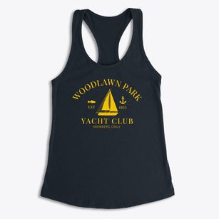 Woodlawn Park Kentucky Yacht Club Women's Racerback Tank