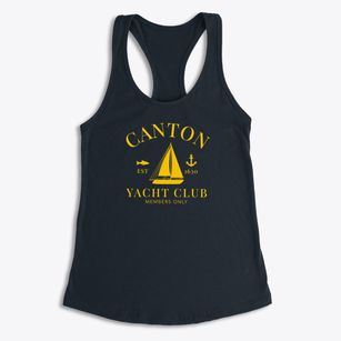 Canton Massachusetts Yacht Club Women's Racerback Tank