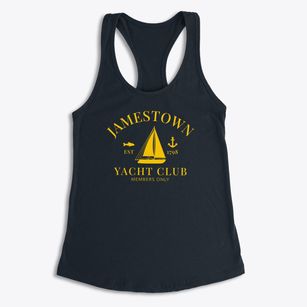 Jamestown Pennsylvania Yacht Club Women's Racerback Tank