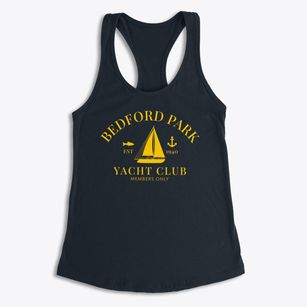 Bedford Park Illinois Yacht Club Women's Racerback Tank