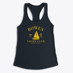 Bowen Illinois Yacht Club Women's Racerback Tank