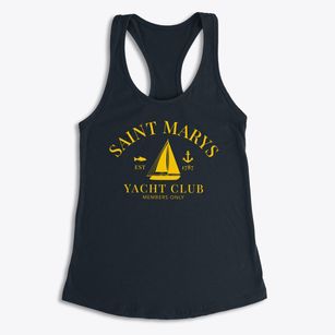 St. Marys Georgia Yacht Club Women's Racerback Tank
