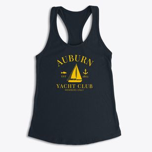 Auburn West Virginia Yacht Club Women's Racerback Tank