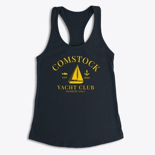 Comstock Nebraska Yacht Club Women's Racerback Tank