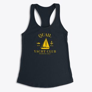 Quail Texas Yacht Club Women's Racerback Tank