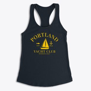 Portland Tennessee Yacht Club Women's Racerback Tank