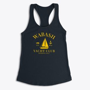 Wabash Indiana Yacht Club Women's Racerback Tank