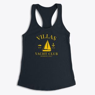 Villas New Jersey Yacht Club Women's Racerback Tank
