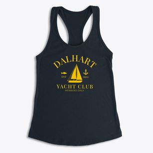 Dalhart Texas Yacht Club Women's Racerback Tank