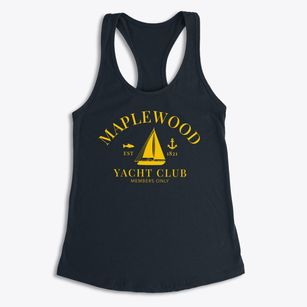 Maplewood Missouri Yacht Club Women's Racerback Tank