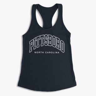 Pittsboro North Carolina Inline Women's Racerback Tank