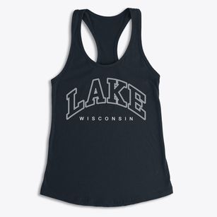 Lake Wisconsin Inline Women's Racerback Tank