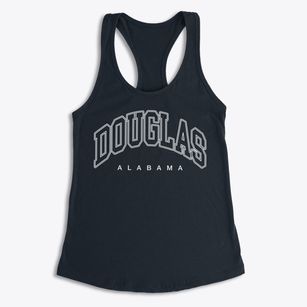 Douglas Alabama Inline Women's Racerback Tank