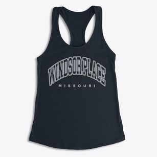 Windsor Place Missouri Inline Women's Racerback Tank