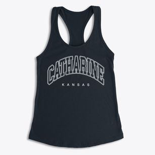 Catharine Kansas Inline Women's Racerback Tank