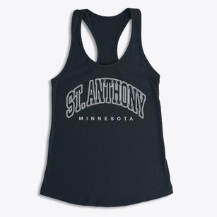 St. Anthony Minnesota Inline Women's Racerback Tank