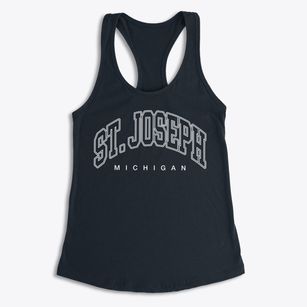 St. Joseph Michigan Inline Women's Racerback Tank
