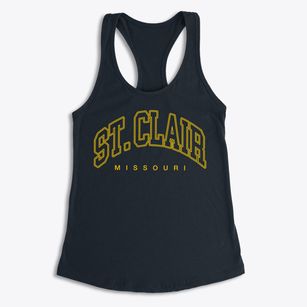St. Clair Missouri Inline Women's Racerback Tank