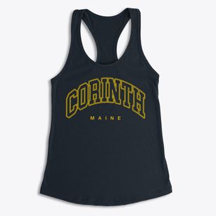 Corinth Maine Inline Women's Racerback Tank