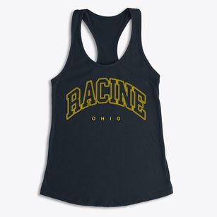 Racine Ohio Inline Women's Racerback Tank