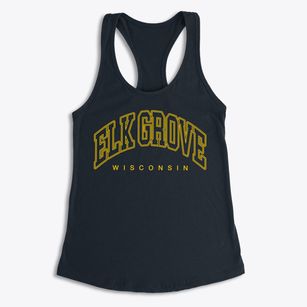 Elk Grove Wisconsin Inline Women's Racerback Tank