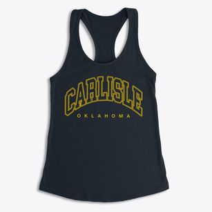 Carlisle Oklahoma Inline Women's Racerback Tank